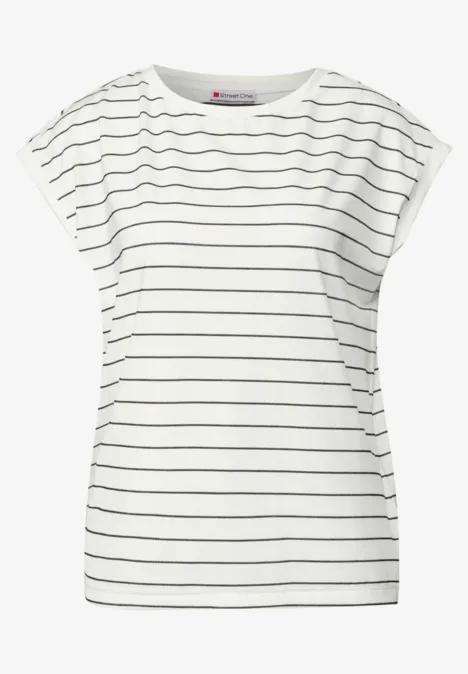 T-shirt à rayures off white