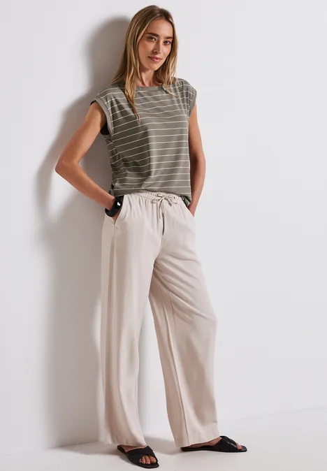Gestreiftes Shirt dark tumbled beige Gestreiftes Shirt dark tumbled beige