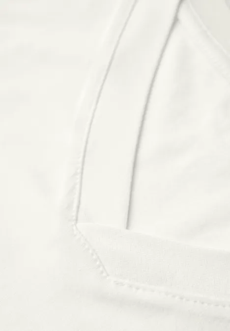 V-Neck Top off white V-Neck Top off white