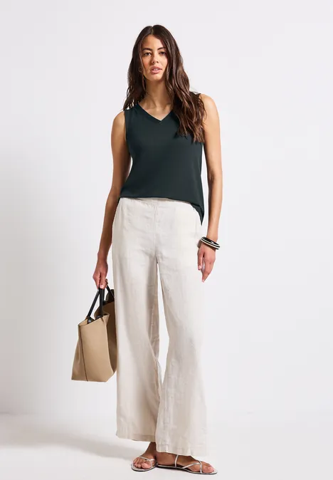 V-Neck Top pine grove green V-Neck Top pine grove green