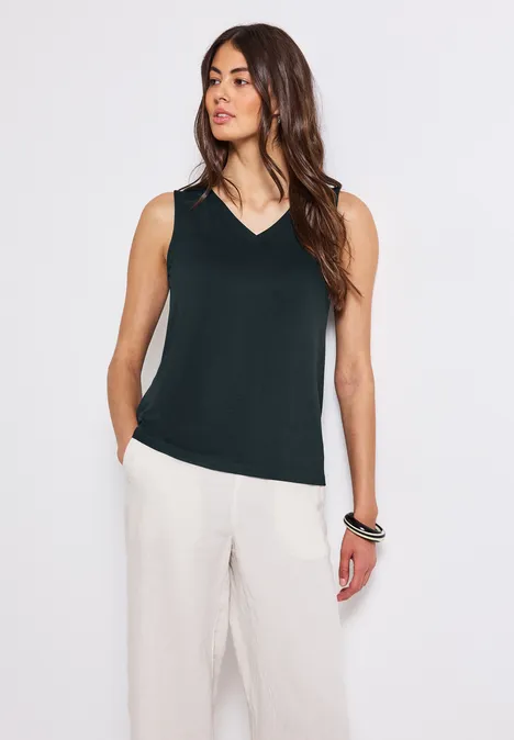 V-Neck Top pine grove green V-Neck Top pine grove green