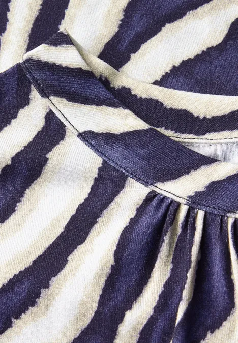 Gemustertes Jersey-Shirt deep blue Gemustertes Jersey-Shirt deep blue