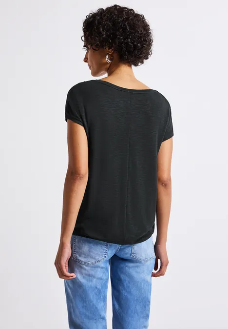Shirt mit Spitzendetails pine grove green Shirt mit Spitzendetails pine grove green
