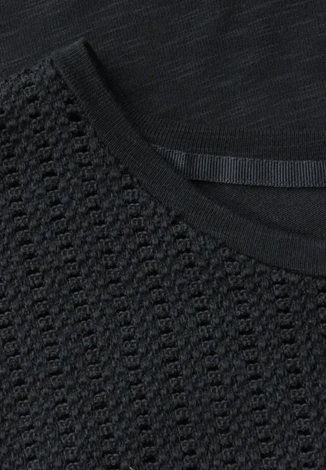 Shirt mit Spitzendetails pine grove green Shirt mit Spitzendetails pine grove green