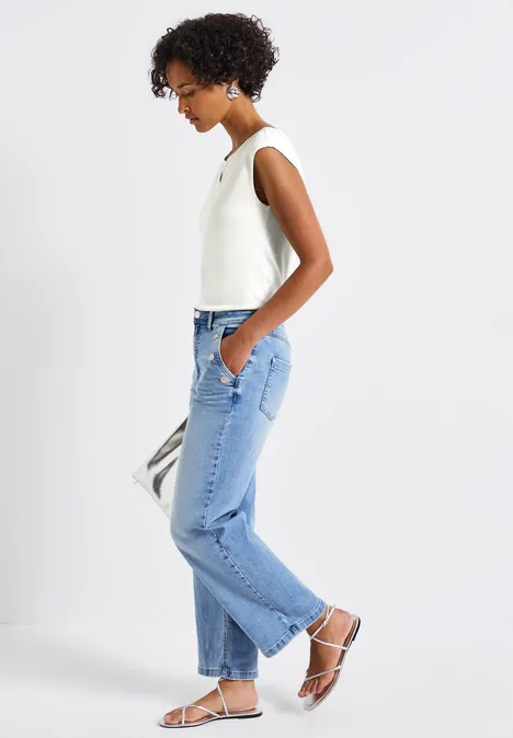 Shirt mit Cut-Out off white