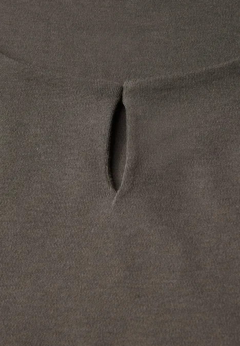Shirt mit Cut-Out nomad brown