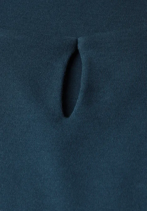 Shirt mit Cut-Out tide blue