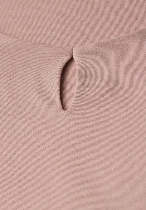 Shirt mit Cut-Out faded rose
