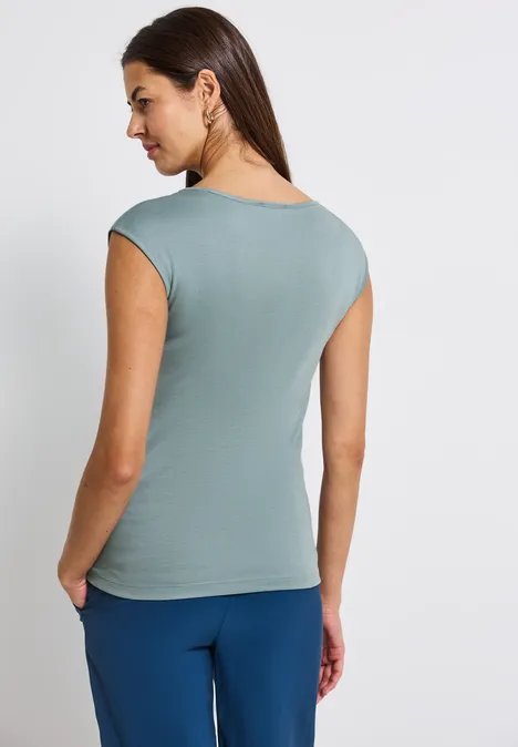 Shirt mit Cut-Out arona blue