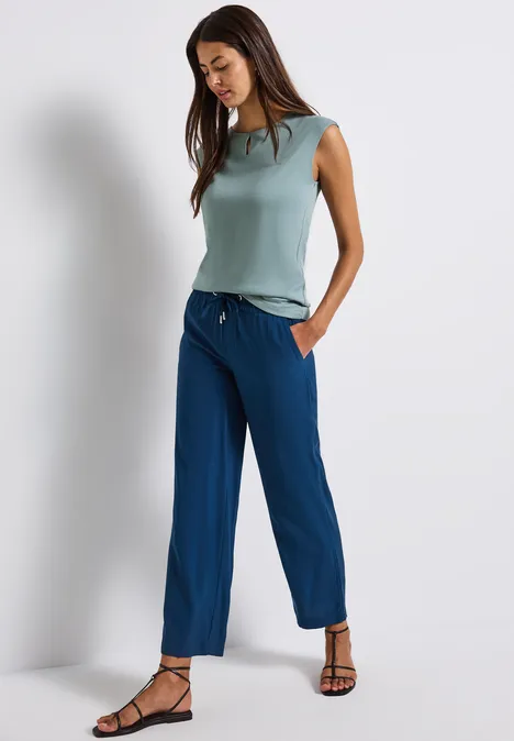Shirt mit Cut-Out arona blue