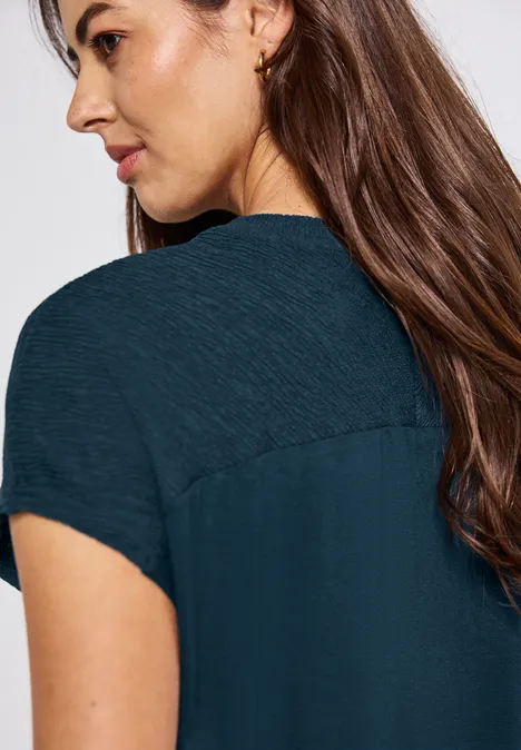 Strukturmix Shirt tide blue