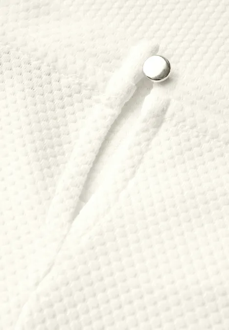 Shirt mit feiner Struktur off white