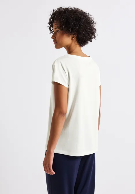 Shirt mit Folien-Wording off white