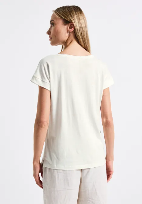 Shirt mit Print off white
