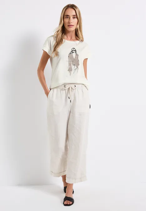 Shirt mit Print off white