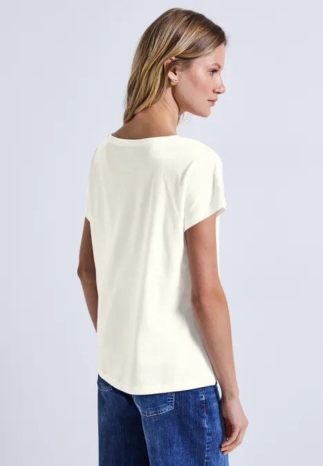 Shirt mit Print off white