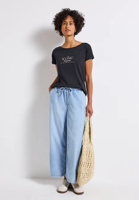 Shirt mit Wording deepwater blue