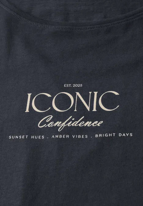 Shirt mit Wording deepwater blue