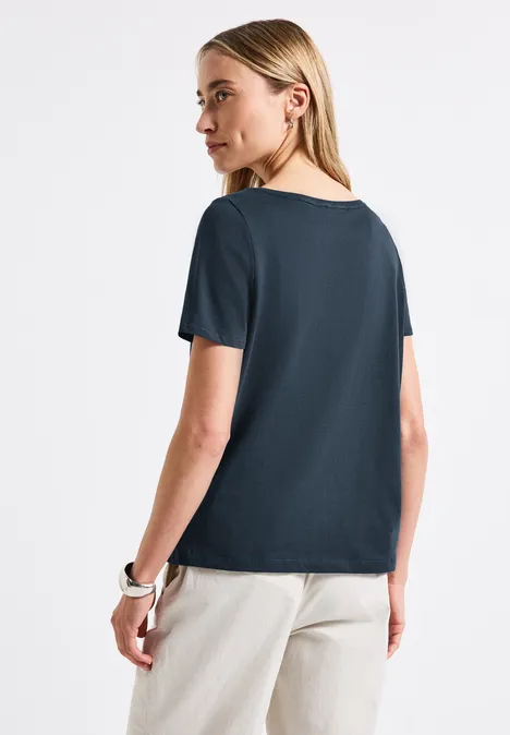 T-shirt avec imprimé tide blue