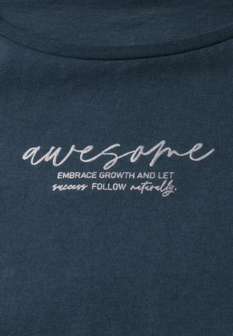 T-shirt avec imprimé tide blue