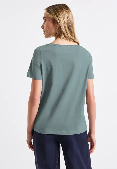 T-Shirt mit Print arona blue