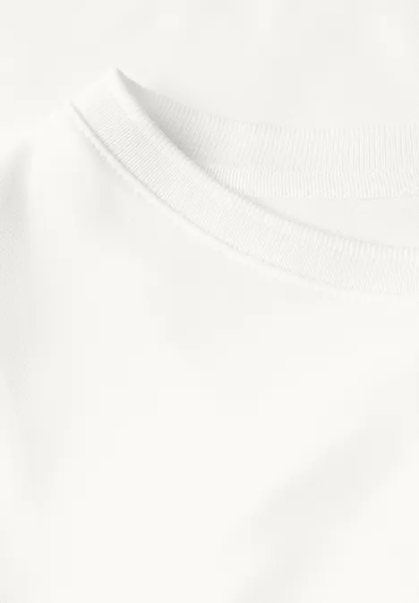 2-in-1 Chiffon Shirt off white