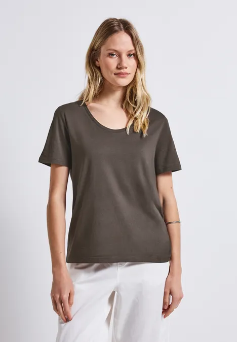 Basic T-Shirt nomad brown