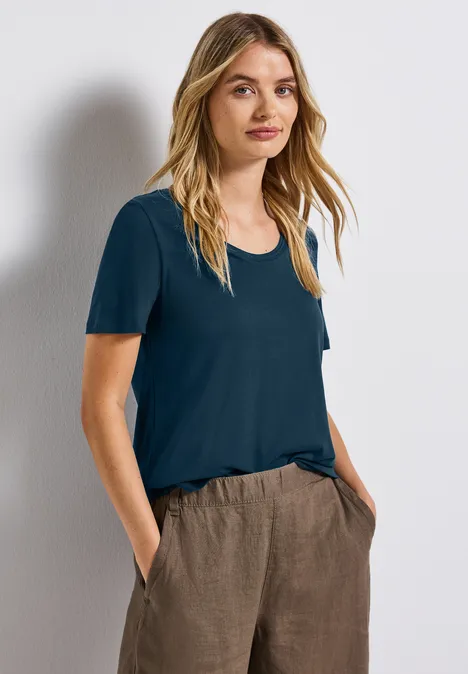Basic T-Shirt tide blue