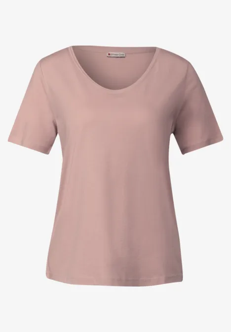 Basic T-Shirt faded rose