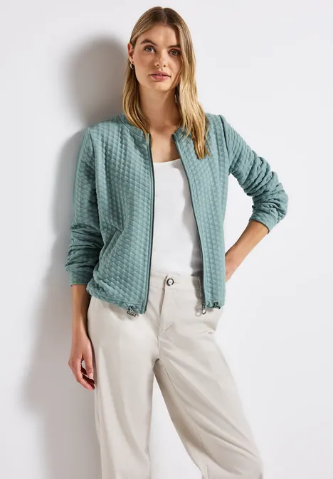 Leichte Strukturjacke arona blue
