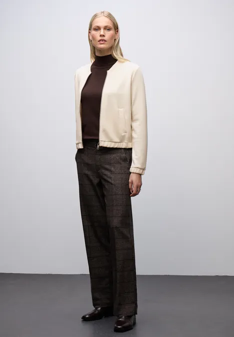 Silk-Look Jacke soft beige