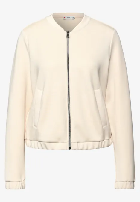 Silk-Look Jacke soft beige