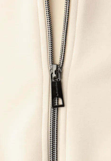 Silk-Look Jacke soft beige