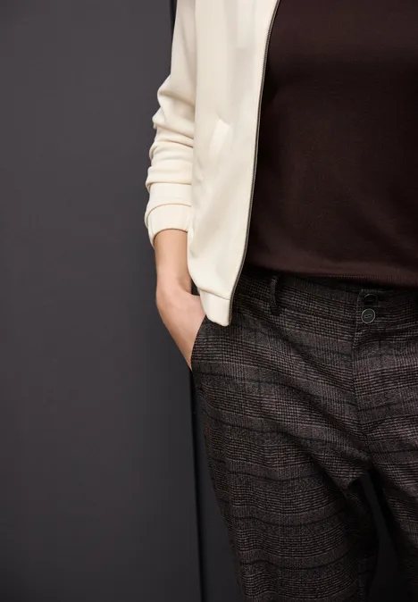 Silk-Look Jacke soft beige