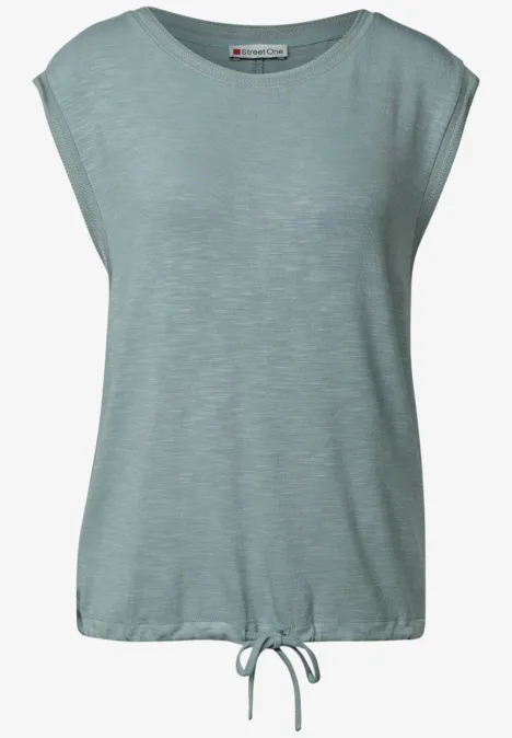 Shirt mit Dekotapes arona blue