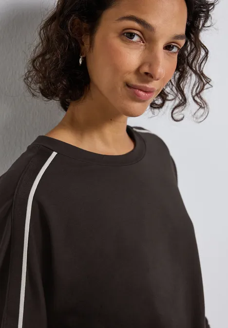 Shirt mit Gallonstreifen deep roast brown