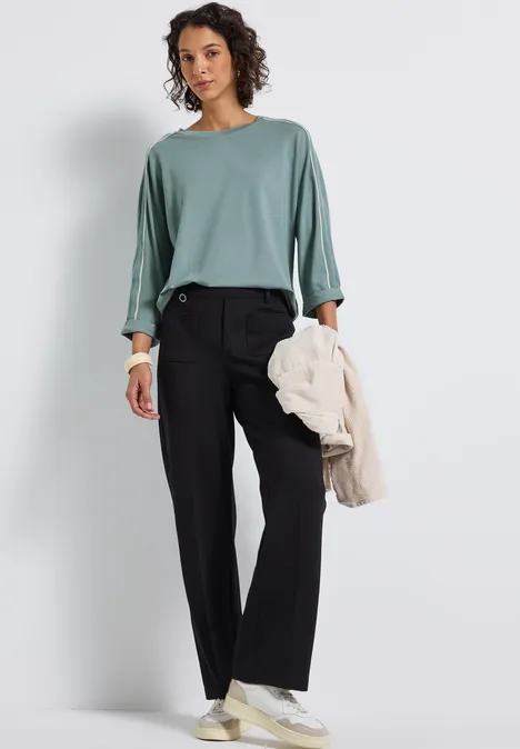 Shirt met gallonstrepen arona blue