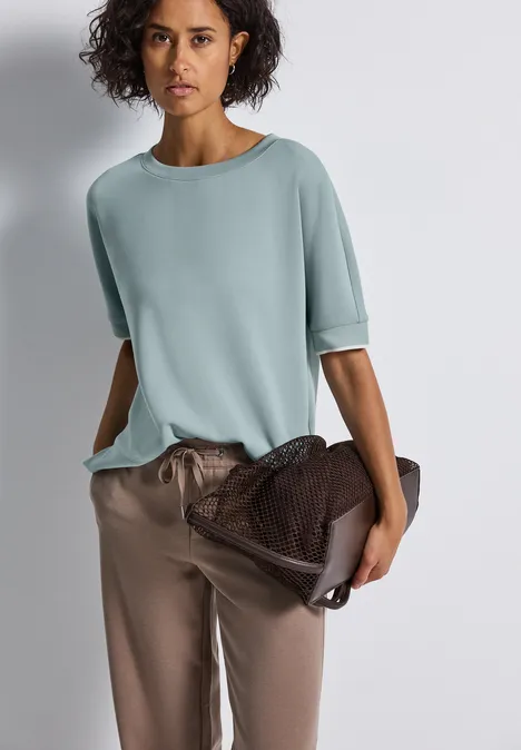 Silk-Look Shirt arona blue