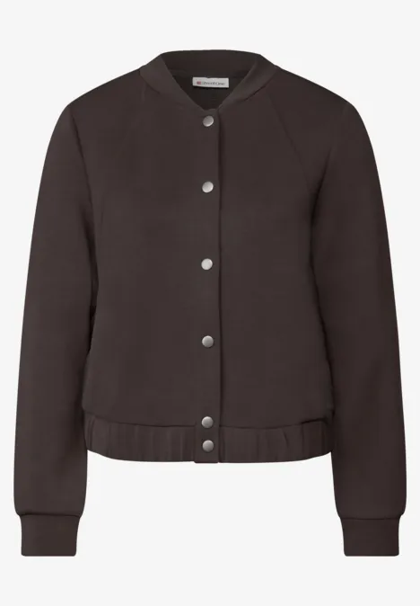 Silk-Look Jacke deep roast brown