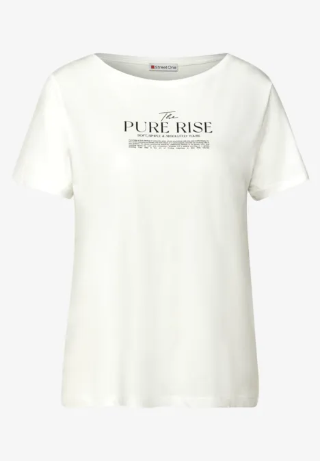 Shirt met tekst kunstwerk off white
