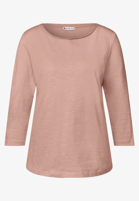 Shirt mit 3/4 Arm faded rose