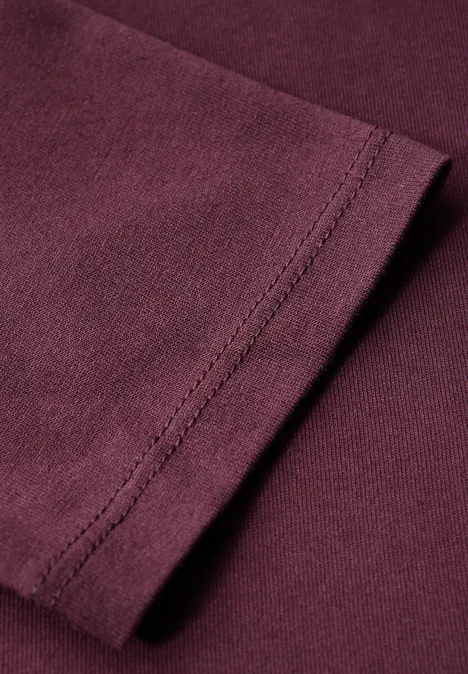 Shirt mit U-Boot-Ausschnitt wildberry red