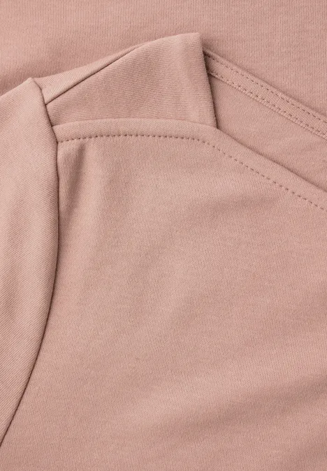 Shirt mit U-Boot-Ausschnitt faded rose