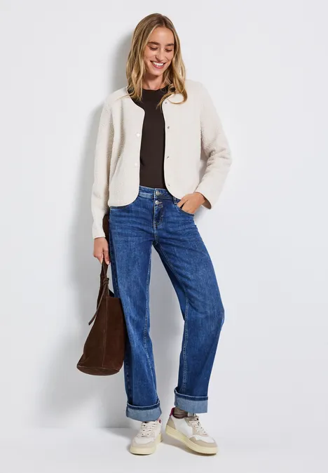 Basic Shirt mit Turtleneck deep roast brown