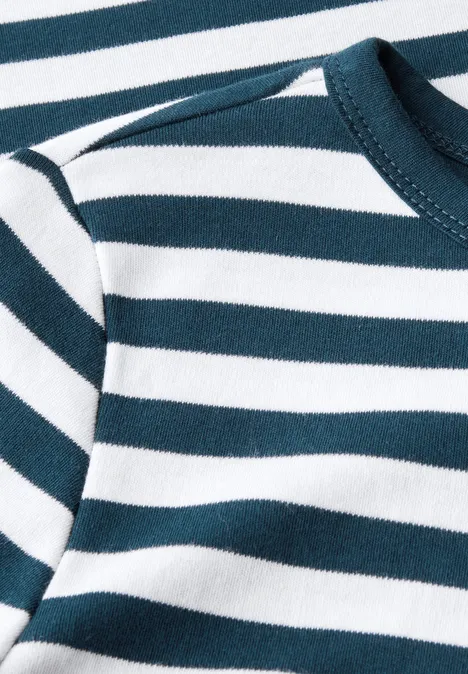 Gestreiftes U-Boot Shirt tide blue