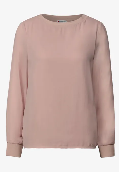 Materialmix Chiffon Shirt faded rose