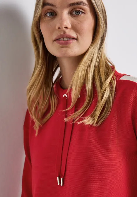 Ottoman Shirt mit Tape racing red