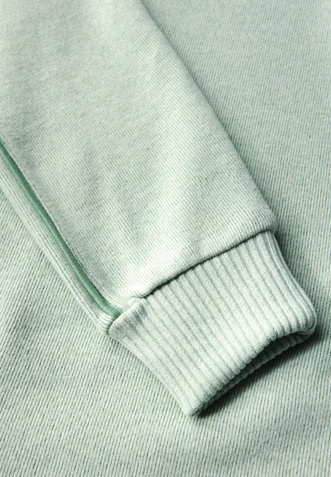 Shirt mit Tape Details serene green mel.