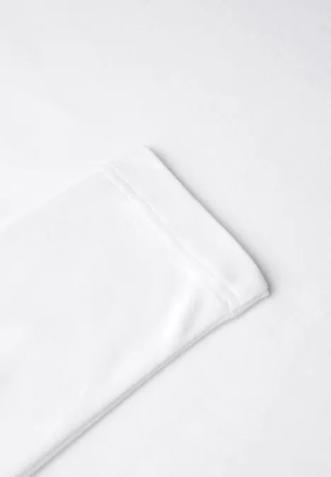 Basic Langarmshirt White