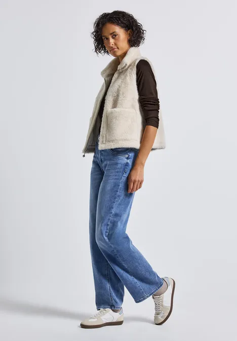 Basic Langarmshirt deep roast brown